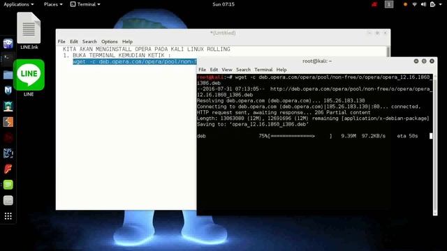 vidio install opera pada kali linux rolling2 смотреть онлайн