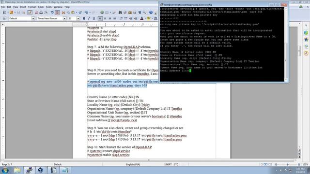 How to install and configuration OpenLdap server step by steps on red-hat Linux 7. X and centos 7.X смотреть онлайн