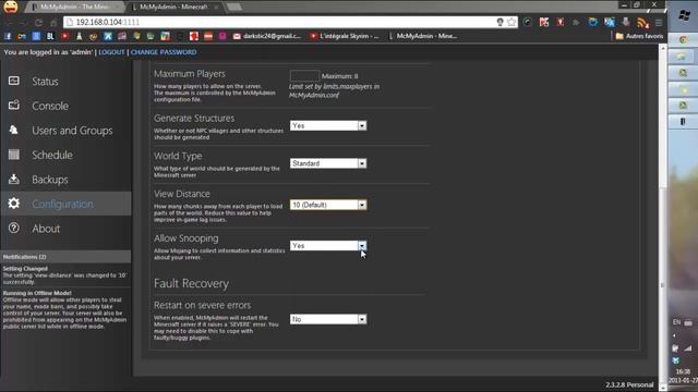 Création de Serveur McMyAdmin - Épisode 1 смотреть онлайн