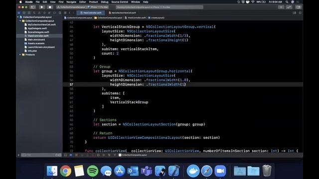 CollectionView Compositional Layout (Advanced Layouts) - Swift 5, Xcode 12, 2020 - iOS Development смотреть онлайн