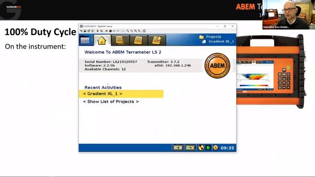 ABEM Terrameter LS 2 100% Duty Cycle IP смотреть онлайн