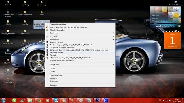 Extract ISO files using WinRar смотреть онлайн