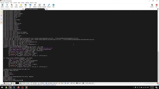 كيفية جعل أوبونتو ك ويب سيرفر Install Apache Server on Ubuntu смотреть онлайн