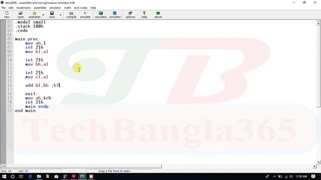 Assembly Language Programming 12 || Add 3 number in assembly смотреть онлайн