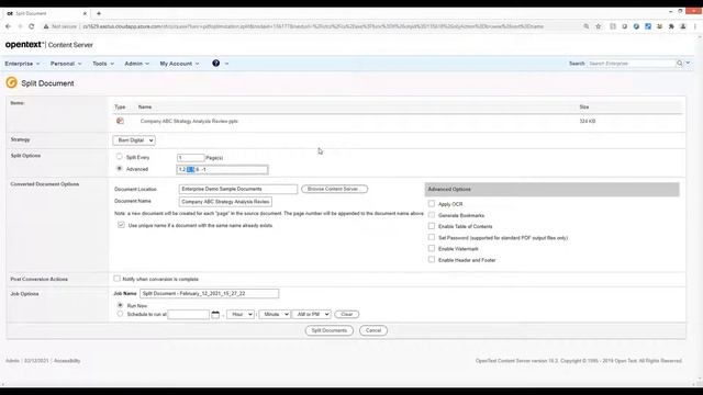 How to Merge and Split PDF documents in OpenText Content Server смотреть онлайн