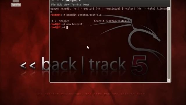 Backtrack 5 Gnome - HexEdit смотреть онлайн