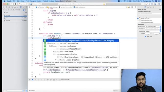 Animate UITabBarView item icon in iOS with swift 5 смотреть онлайн