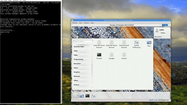 Hawaii desktop on VirtualBox (framebuffer) смотреть онлайн