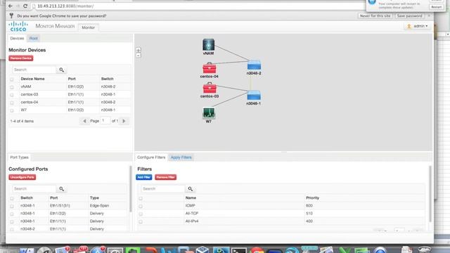 Cisco Monitor Manager Openflow Live Demo смотреть онлайн