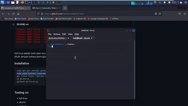 Mencari Directory Website Menggunakan DirForce || Kali Linux 2023 смотреть онлайн