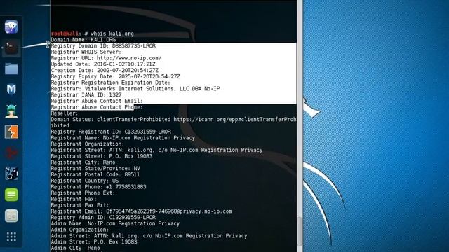 Kali for beginners - Information gathering using WHOIS tool смотреть онлайн
