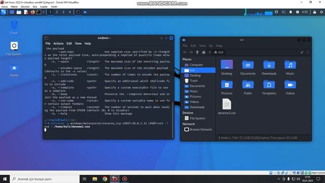 Kali Linux: encoder ve payload.. смотреть онлайн