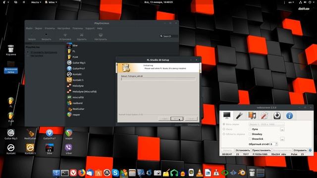 Setting FL Studio 20.1.1 in Ubuntu 18.04 смотреть онлайн