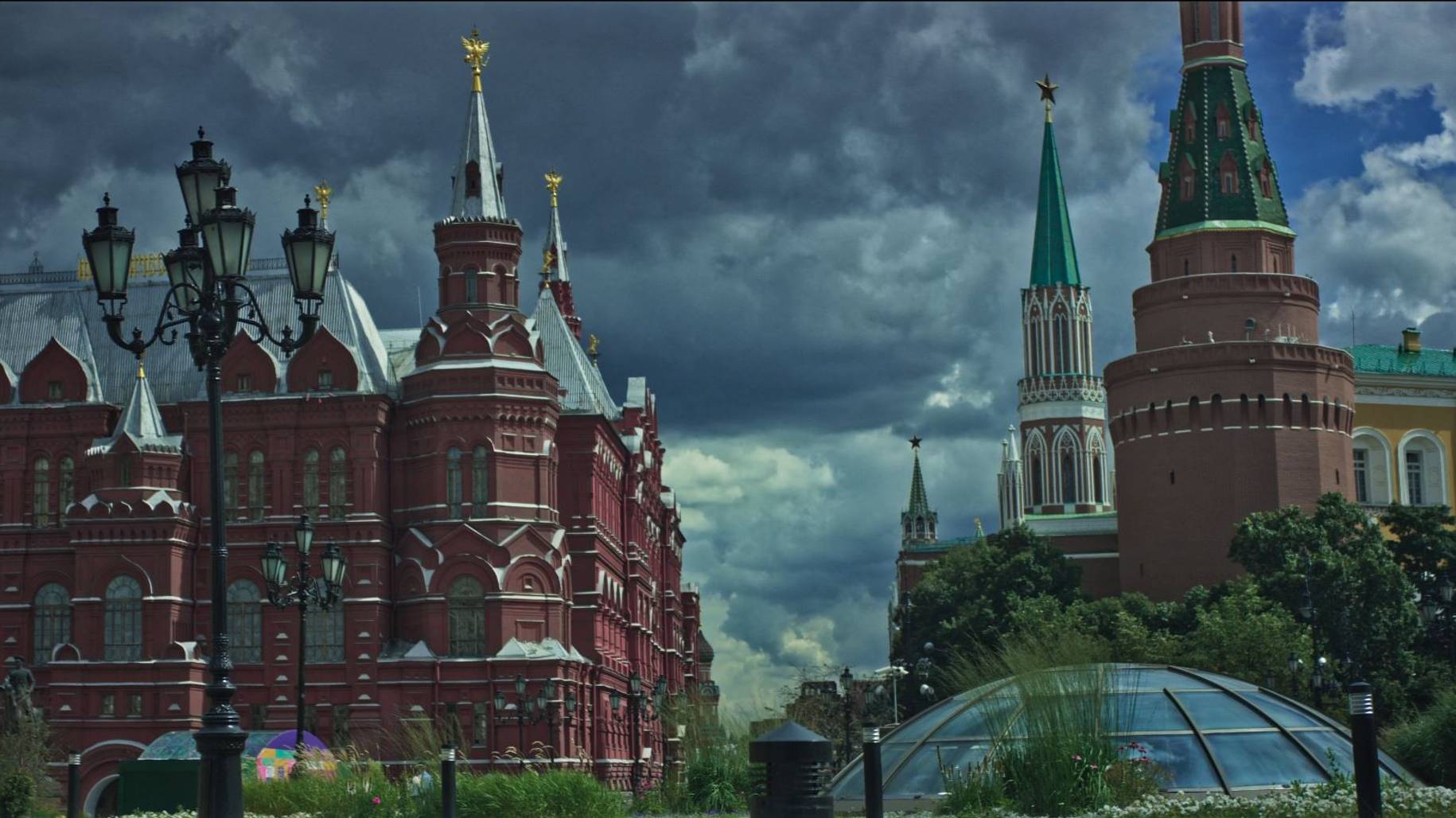 Прогулка по Москве 3 Манежная площадь, Большой театр смотреть онлайн