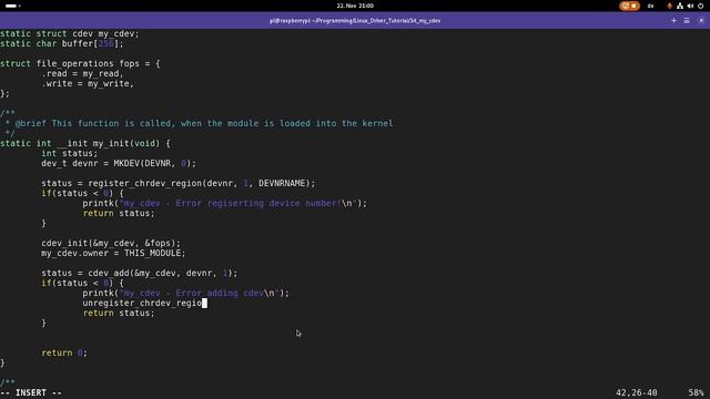 Let's code a Linux Driver-34: Character Devices Take 2 (registering device numbers & cdev callbacks смотреть онлайн