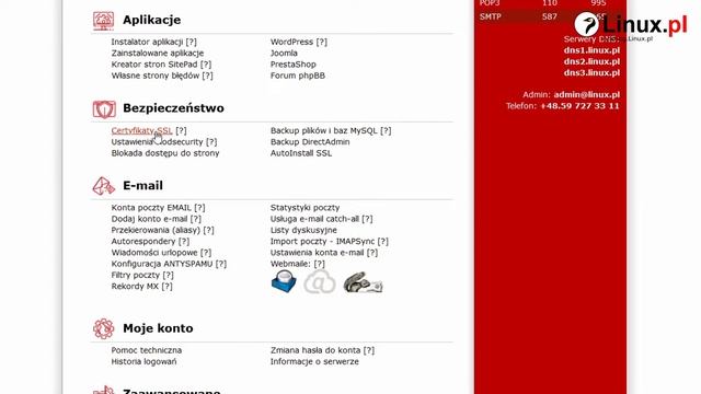 Linux.pl: Instalacja certyfikatu SSL Let's Encrypt w panelu Directadmin смотреть онлайн