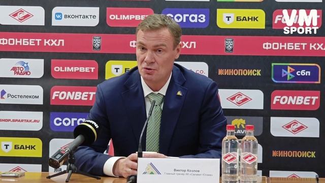 Виктор Козлов о решающих перестановках в звеньях и целостной игре все 60 минут. смотреть онлайн