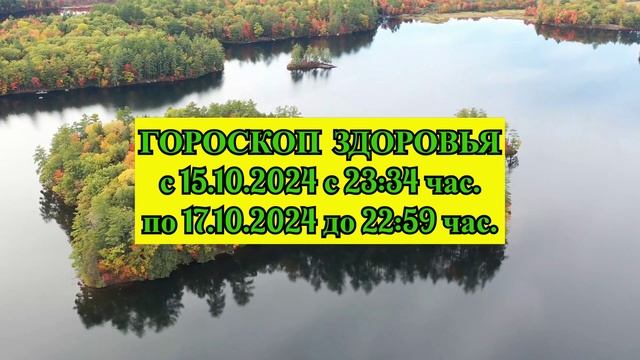 "ГОРОСКОП ЗДОРОВЬЯ с 15 по 17 ОКТЯБРЯ 2024 года!!!" смотреть онлайн