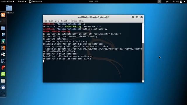 Scan and attack wireless network | Netattack in Kali Linux смотреть онлайн