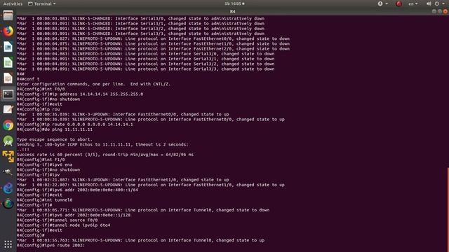 ipv6 6to4 tunnel on GNS3 смотреть онлайн