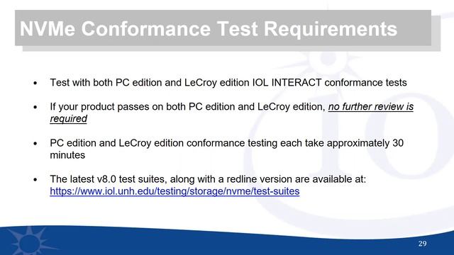 NVMe Plugfest Webinar #8 смотреть онлайн