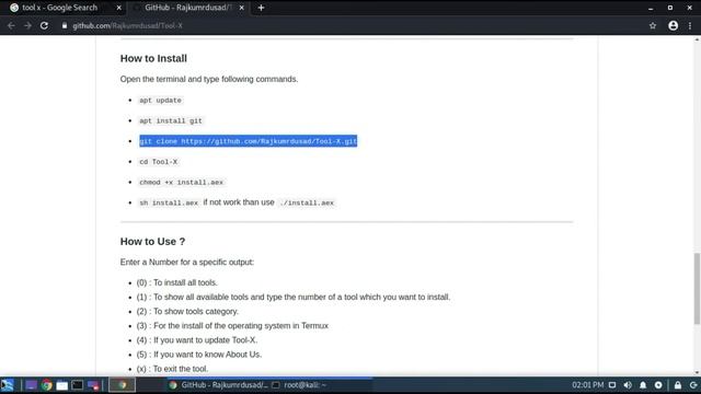 How To Install Tool X In Kali Linux смотреть онлайн