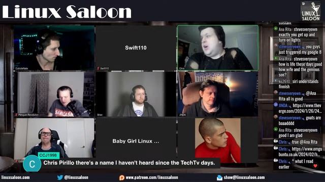 Linux Saloon 103 | News Flight Night смотреть онлайн