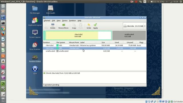PartedMagic Redimensionner Partition à l'aide de GParted Avril 2017 смотреть онлайн