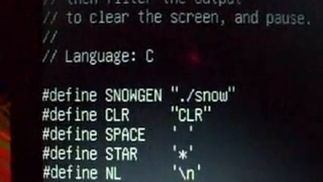 PL/1 Program showing a snowfall (with some help from C) смотреть онлайн