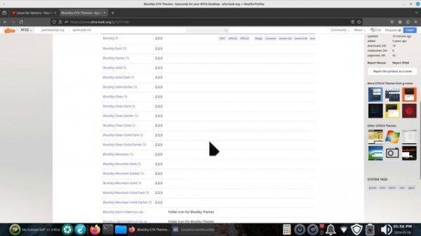 Linux Mint 21.3 - Xfce - Custom Themes .