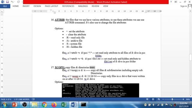 attrib, xcopy, date, time commands in dos смотреть онлайн