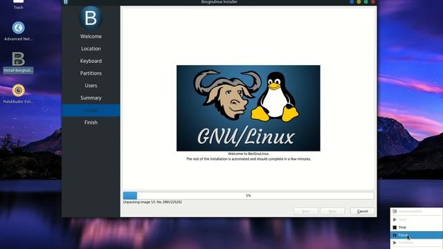 Besgnulinux Install смотреть онлайн