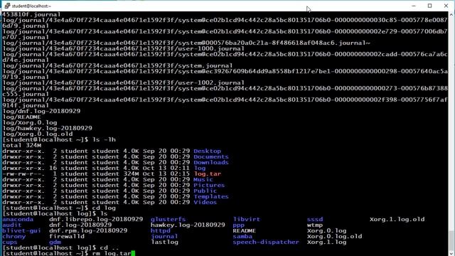 Linux - linia komend dla początkujących: tar, pakowanie plików смотреть онлайн