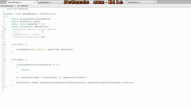 Unity3D - Como criar muitos inimigos no teu jogo! - Nightmare - Unity Training Day 2014 - #09 смотреть онлайн