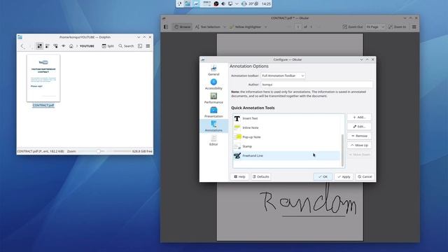 How to sign a document in Linux using Okular смотреть онлайн