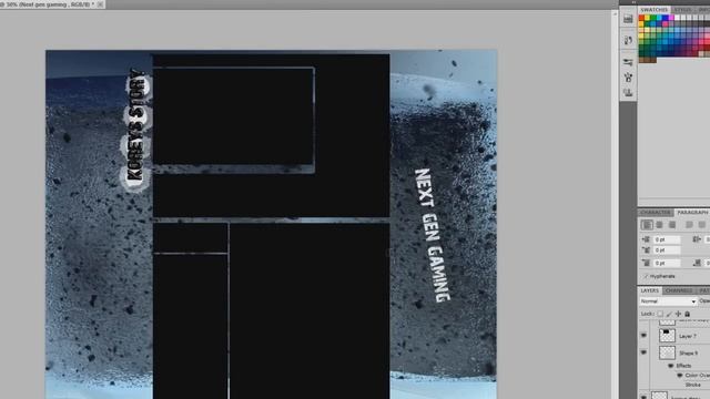 Photoshop CS5 - How to Make an Effective Youtube Background смотреть онлайн