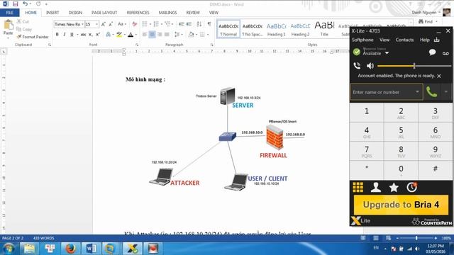 Registration Hijacking (Sip Authentication attacks)- Demo VietNam смотреть онлайн