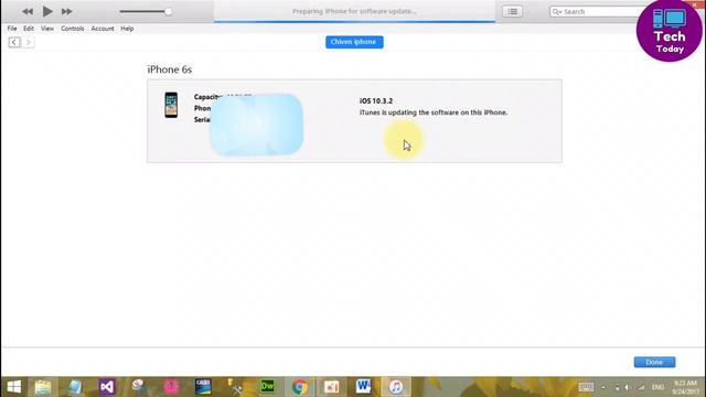 Update iPhone from iOS 10.3.2 to iOS 11 смотреть онлайн