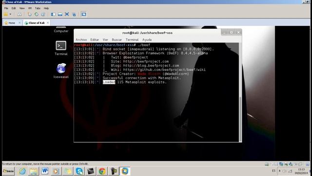 Beef+Metasploit смотреть онлайн