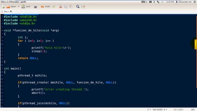 Hilos POSIX смотреть онлайн
