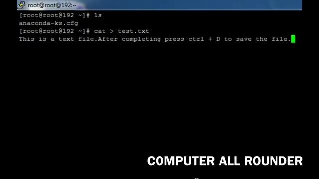 Create a text file in linux смотреть онлайн