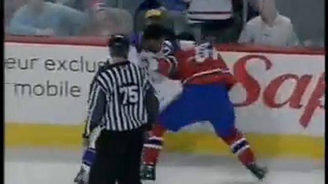 Simmonds vs Pacioretti Jan 31, 2009 смотреть онлайн