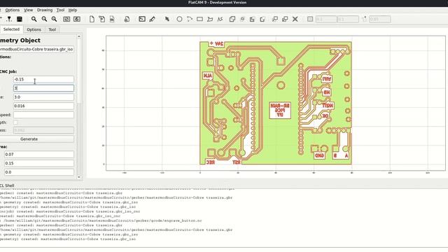 PCB - Uso do Flatcam para criação de g-code a partir dos arquivos Gerber. смотреть онлайн