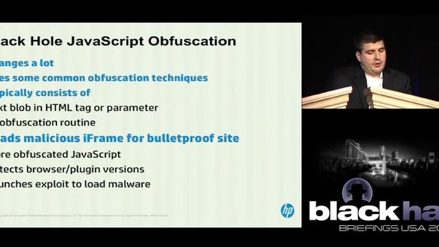 Blackhat 2012: Web Exploit Toolkits смотреть онлайн
