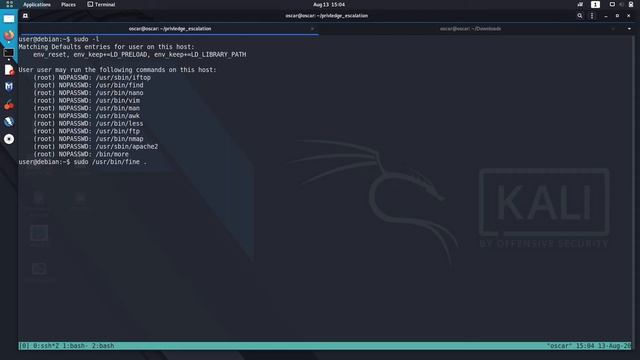 Linux Privilege Escalation : Sudo Rights with Find Command смотреть онлайн