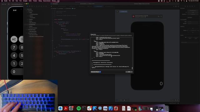 ASMR Programming - iPhone Calculator - No Talking (iOS, SwiftUI, Xcode) смотреть онлайн