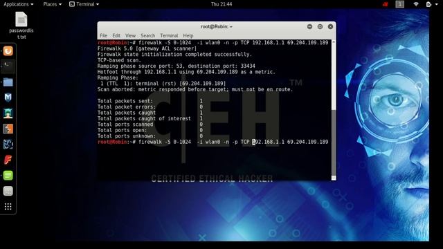 How to simply use firewalk in Kali Linux смотреть онлайн