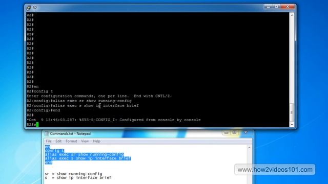Cisco Routers How to Create Command aliases смотреть онлайн
