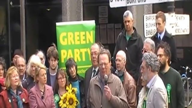 Larry Sanders launching Oxfordshire Green Party county council election campaign 2013 смотреть онлайн