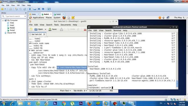 Cài đặt Heartbeat - Web Cluster смотреть онлайн